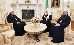 Відбулася зустріч Святішого Патріарха Кирила з митрополитом Кишинівським і всієї Молдови Володимиром