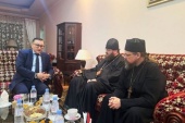Патриарший экзарх Африки встретился с Чрезвычайным и Полномочным послом Российской Федерации в Республике Конго