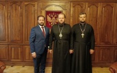 Архиепископ Подольский Аксий провел ряд рабочих встреч в Ереване