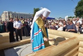 На месте утраченного Спасо-Всеградского собора в Вологде началось строительство обыденного храма