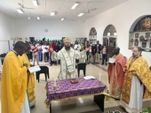Патриарший экзарх Африки совершил Литургию в Русском доме в столице Республики Конго