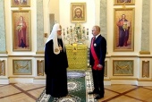 Святіший Патріарх Кирил нагородив В.В. Путіна орденом благовірного князя Олександра Невського І ступеня