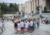 В первый день работы музейно-храмовый комплекс «Новый Херсонес» в Севастополе посетили около 20 тысяч человек