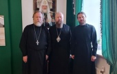 Временно исполняющий обязанности председателя Синодального отдела по благотворительности встретился с епископом Скадовским Филаретом