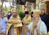Иерарх Иерусалимской Церкви возглавил богослужение в день престольного праздника подворья Русской духовной миссии в Хайфе