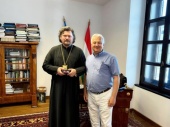 Metropolitan Nestor of Korsun meets with Deputy Prime Minister of Hungary