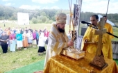 В рамках православной смены «Благодари» молодежного слета «Столица.Лето» Литургию совершил председатель Синодального отдела по делам молодежи