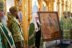 Патриаршая проповедь в день памяти преподобных Зосимы, Савватия и Германа Соловецких после Литургии в Соловецком монастыре