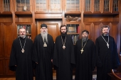 Metropolitan Anthony of Volokolamsk meets with delegation of Orthodox Church in America