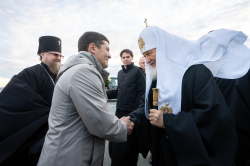 Патріарший візит до Салехарда. Прибуття