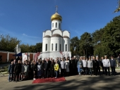 В Николо-Угрешском монастыре почтили память сотрудников уголовно-исполнительной системы, погибших при исполнении служебного долга