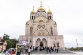 Патріарший намісник Московської митрополії звершив велике освячення Спасо-Преображенського кафедрального собору Владивостока