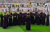 The Choir of the Holy Trinity Lavra of St. Sergius and Moscow Theological Academy performed at the Feast of the Cross in Ethiopia