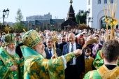 Торжества в праздник Собора Брянских святых состоялись в Брянской митрополии