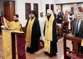 Metropolitan Anthony of Volokolamsk celebrates prayer service for Russian-speaking Orthodox community in Bahrain