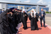 Патриарший визит в Республику Беларусь. Проводы в аэропорту Минска