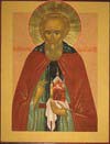 Икона преподобного Сергия с частицей мощей передана в дар сербскому монастырю