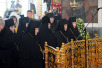 Патриарший визит в Ярославскую епархию. Божественная литургия в Спасо-Яковлевском монастыре в Ростове.