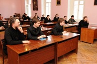 В Московской духовной академии состоялось очередное заседание студенческого семинара TEKNA