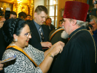 Глава дома Романовых великая княгиня Мария Владимировна вручила ордена свт. Николая российским военнослужащим