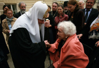 Святейший Патриарх посетил Русский дом в Сен-Женевьев де Буа