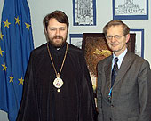 Епископ Иларион встретился в Брюсселе с руководителем Директората Европейской Комиссии по социальной защите и социальной интеграции