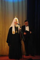 Святейший Патриарх Кирилл принял участие в торжественном вечере, посвященном 1150-летию Великого Новгорода