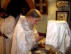 Пасхальное богослужение в Свято-Троицком монастыре в Джорданвилле