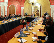 Святейший Патриарх Кирилл провел встречу с главами дипломатических миссий латиноамериканских государств в Российской Федерации