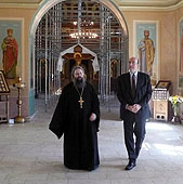 Новоназначенный посол Бельгии в России посетил московское Представительство Православной Церкви в Америке