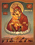 Чудотворная Почаевская икона Божией Матери доставлена в Луганск