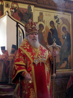 Святейший Патриарх Алексий совершил Божественную литургию в Хотьковском монастыре