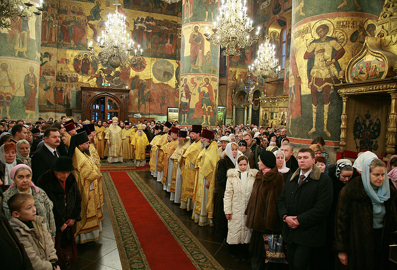 Патриаршее служение в день памяти святителя Петра, митрополита Московского