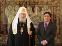 Предстоятель Русской Церкви встретился с вице-президентом Колумбии Франсиско Сантосом Кальдероном