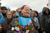 Патриарший визит в Белоруссию. День третий. Возложение цветов к мемориалу 100 тысячам жертвам нацизма на месте бывшего концлагеря «Пятый полк» в Витебске.