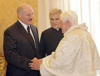 Состоялась встреча между Папой Римским Бенедиктом XVI и Президентом Белоруссии Александром Лукашенко