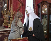 Предстоятель Русской Православной Церкви провел встречу с депутатом Европарламента Татьяной Жданок