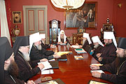 Открылось заседание Священного Синода Русской Православной Церкви