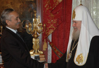 Святейший Патриарх Алексий принял Посла Исламской Республики Пакистан в России Мустафу Камала Кази