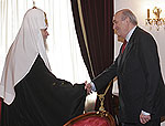 Святейший Патриарх Алексий встретился с послом Италии в России Д.Ф. Бонетти