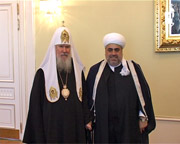 Святейший Патриарх Алексий встретился с Председателем Духовного управления мусульман Кавказа Аллахшукюром Паша-заде