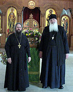 Наместник монастыря св. Иоанна Богослова посетил Московское Представительство Православной Церкви в Америке