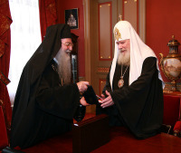 Святейший Патриарх Алексий встретился с митрополитом Загребско-Люблянским и всей Италии Иоанном