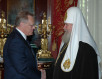 Встреча Святейшего Патриарха Алексия с президентом РАН Ю.С.Осиповым