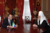 Встреча Святейшего Патриарха Алексия с Послом Великобритании в России Э. Брентоном