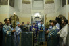 Архиерейское богослужение в Донском монастыре столицы