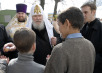 Посещение Святейшим Патриархом Алексием ряда московских храмов в Великую Субботу
