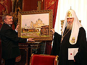 Встреча Святейшего Патриарха Алексия с Полномочным представителем Президента в Уральском федеральном округе