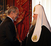 Состоялась встреча Святейшего Патриарха Алексия с послом Греции