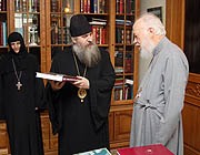 Митрополит Киевский Владимир принял делегацию Грузинской Православной Церкви